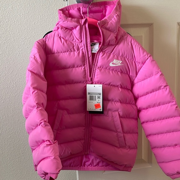Nike Other - Kids Nike puffer jacket/ winter bubble jacket, pink, size xs, NWT